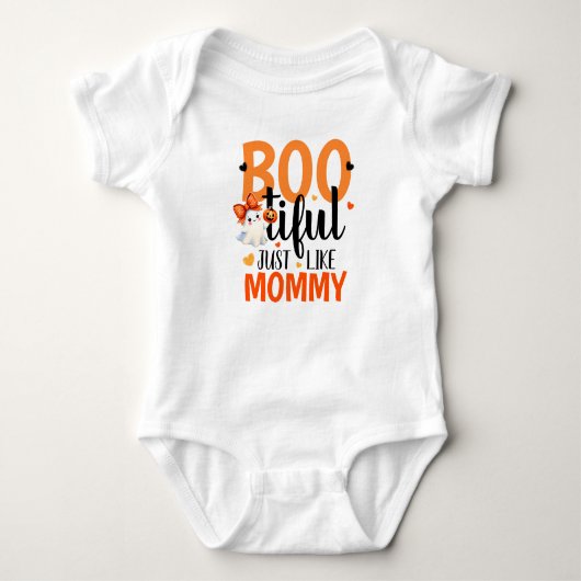 Body Bodysuit de premier Halloween pour bébé fille Boot (Devant)