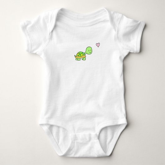 Body Bodysuit de tortue de bébé (Devant)