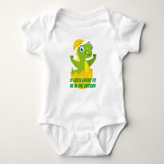 Body Bodysuit Dino Chick Baby Jersey (Devant)