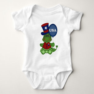 Body Bodysuit du dragon de ballon patriotique unisex Ju