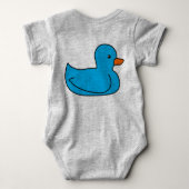 Body Bodysuit en caoutchouc clair de circulation (Dos)