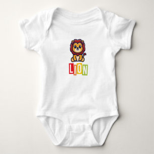 Body Bodysuit en jersey pour bébé lion