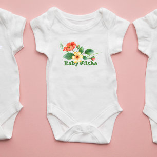 Body Bodysuit Floral pour bébé délicieuse   Nouveau cad