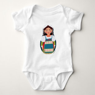 Body Bodysuit Italien Matryoshka Baby