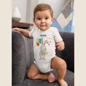 Body Bodysuit "Lapin avec Ballons"