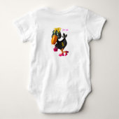 Body Bodysuit moderne Funny Bird Baby (Dos)