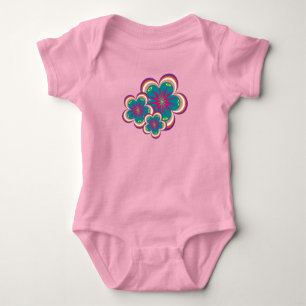 Body Bodysuit monopièce pour bébé en fleurs particulièr