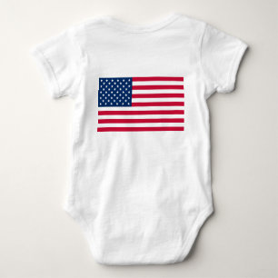 Body Bodysuit ou T-shirt American Flag Baby