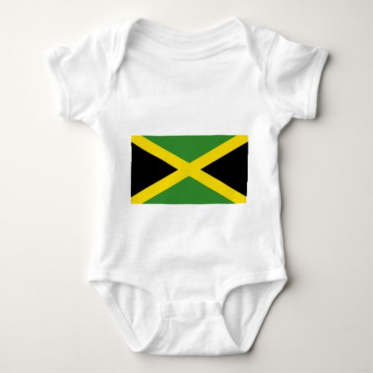 Body Bodysuit patriotique bébé avec drapeau Jamaïque (Devant)