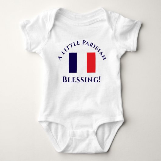 Body Bodysuit Patriotique Français Personnalisable (Devant)