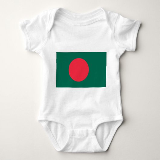 Body Bodysuit patriotique pour bébé avec drapeau Bangla (Devant)