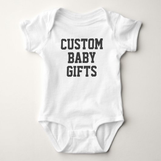 Body Bodysuit personnalisé pour bébé (Devant)