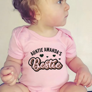 Body Bodysuit personnalisé pour bébé de la tante Bestie