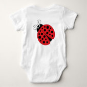 Body Bodysuit personnalisée pour bébé Ladybug (Dos)