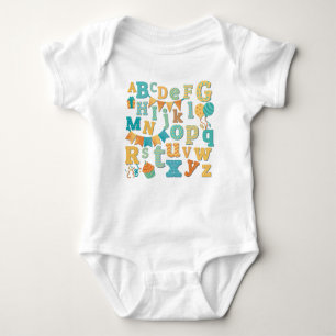 Body Bodysuit pour bébé à une pièce de la partie Lettre