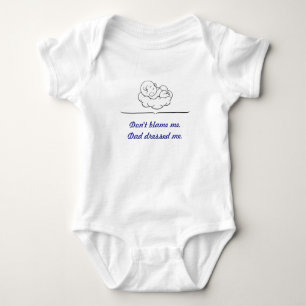 Body Bodysuit pour bébé amusant - Blue Print Daddy Edit