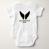 Body Bodysuit pour bébé ange et diable (Dos)