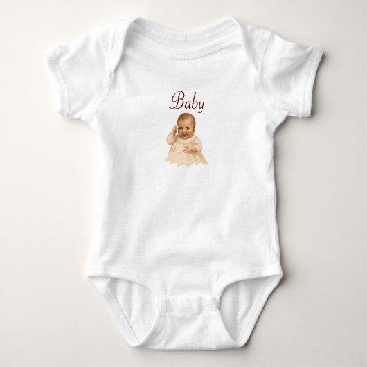 Body Bodysuit pour bébé antique et une pièce (Devant)