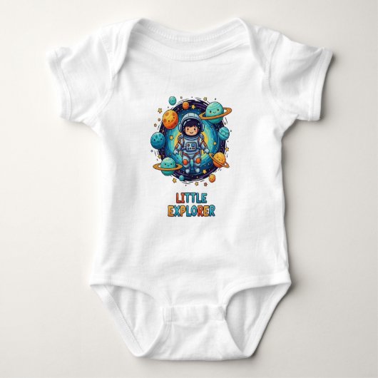 Body Bodysuit pour bébé astronaute (Devant)
