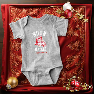 Body Bodysuit pour bébé Buon Natale Vintage Père Noël