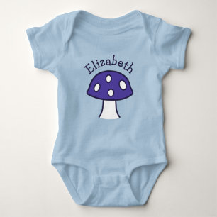 Body Bodysuit pour bébé champignon pourpre