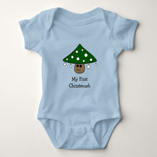 Body Bodysuit pour bébé dans le champignon de Noël (Devant)