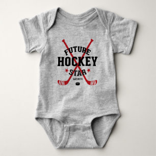 Body Bodysuit pour bébé de hockey Futur bâton rouge éto