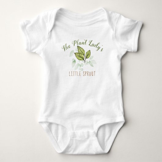Body Bodysuit pour bébé de la petite fille Plante (Devant)