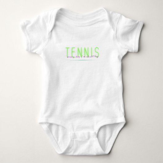 Body Bodysuit pour bébé de tennis (Devant)