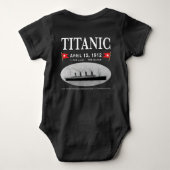 Body Bodysuit pour bébé de Titanic Ghost Ship (Dos)