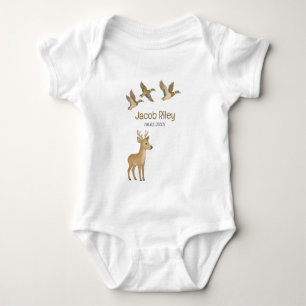 Body Bodysuit pour bébé en bois personnalisé