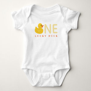 Body Bodysuit pour bébé en caoutchouc jaune - Un chance