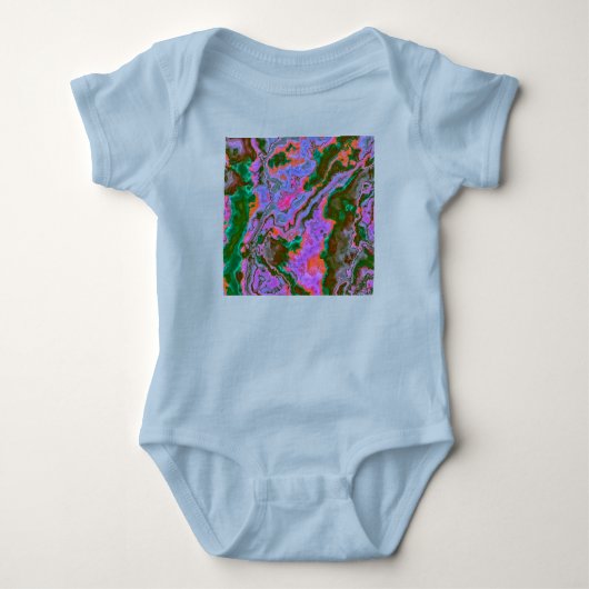 Body Bodysuit pour bébé en marbre aigre (Devant)