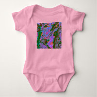 Bodysuit pour bébé en marbre aigre