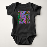Bodysuit pour bébé en marbre aigre