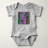 Bodysuit pour bébé en marbre aigre