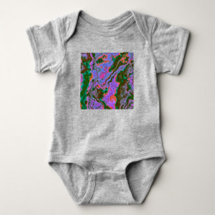 Body Bodysuit pour bébé en marbre aigre
