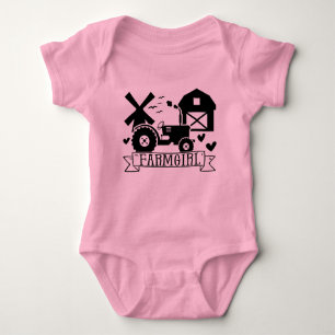Body Bodysuit pour bébé fermière