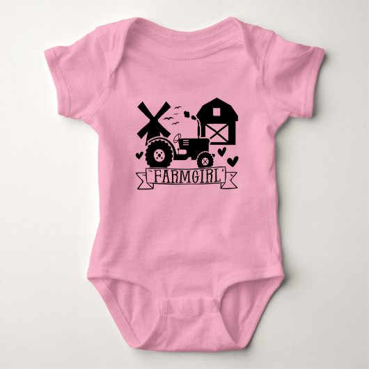 Body Bodysuit pour bébé fermière (Devant)