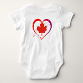 Body Bodysuit pour bébé fête du Canada (Dos)