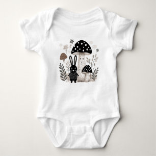 Body Bodysuit pour bébé lapin folk scandinave