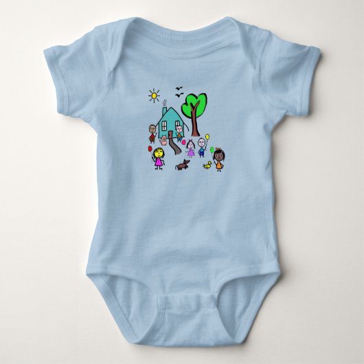 Body Bodysuit pour bébé Monde Enfants (Devant)