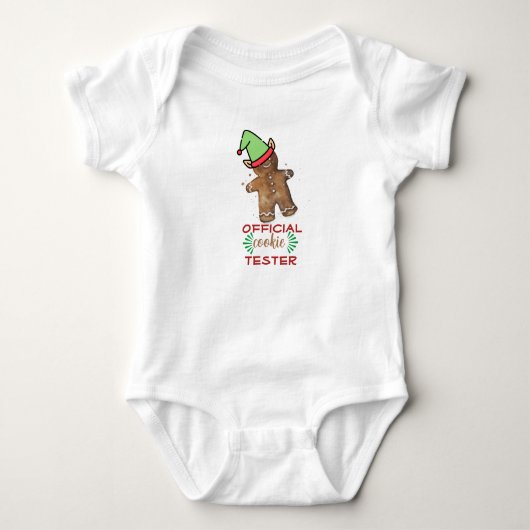 Body Bodysuit pour bébé "Official Cookie Tester" (Devant)