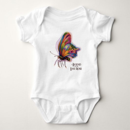 Body Bodysuit pour bébé papillon arc-en-ciel d’Ariel (Devant)