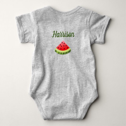Body Bodysuit pour bébé pastèque (Dos)