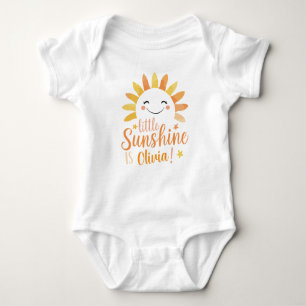 Body Bodysuit pour bébé personnalisé "Little Sunshine"