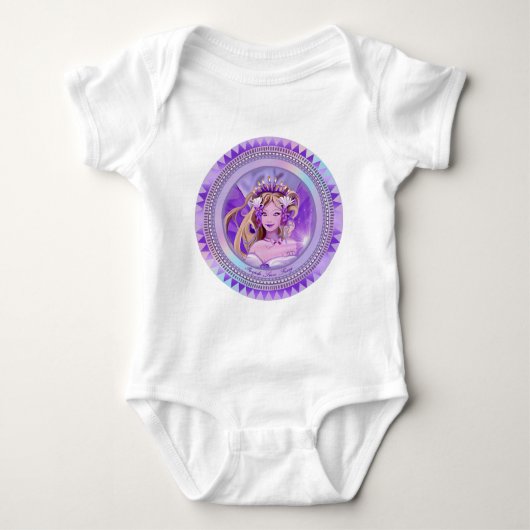 Body Bodysuit pour bébé purple Sun Fairy (Devant)