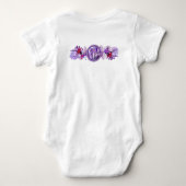 Body Bodysuit pour bébé purple Sun Fairy (Dos)
