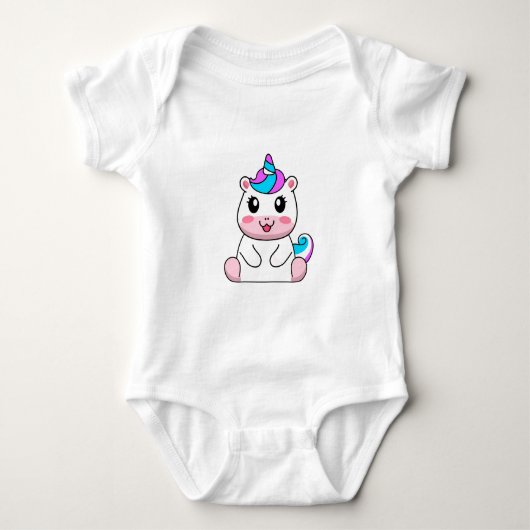 Body Bodysuit pour bébé Unicorn (Devant)