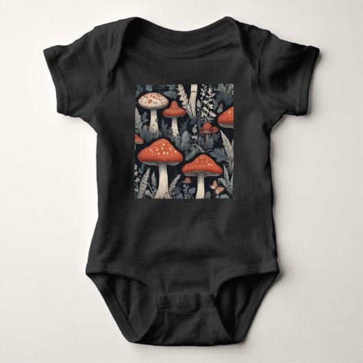Body Bodysuit pour bébé - Unisex - Champignons de minui (Devant)